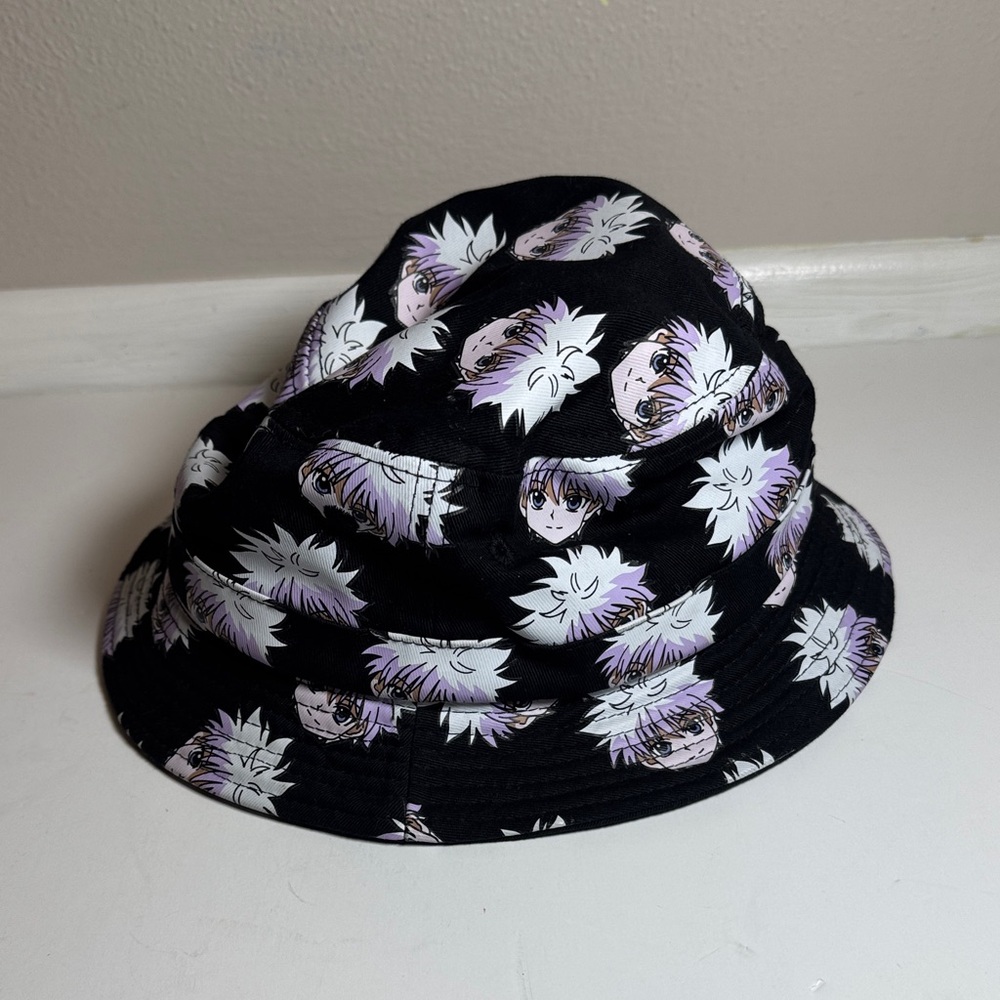 Vintage Hunter X Hunter Hat Hypland bucket black anime series men’s women’s